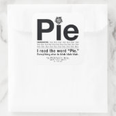 Bovennatuurlijk "Pie"-citaat Vierkante Sticker (Tas)