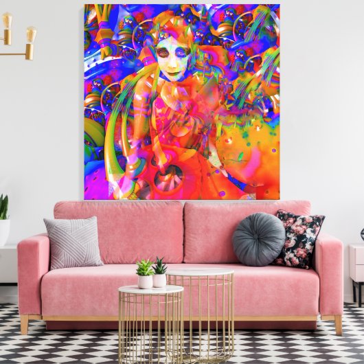 Bovennatuurlijke Bezetting Canvas Afdruk (Insitu (Woonkamer))