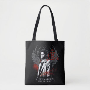 Bovennatuurlijke Castiel Graffiti Graphic Draagtas