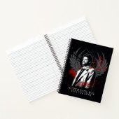 Bovennatuurlijke Castiel Graffiti Graphic Notitieboek (Binnen)