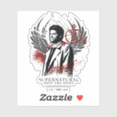 Bovennatuurlijke Castiel Graffiti Graphic Sticker (Vel)