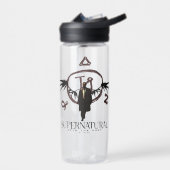 Bovennatuurlijke Castiel Illustratie Waterfles (Links)