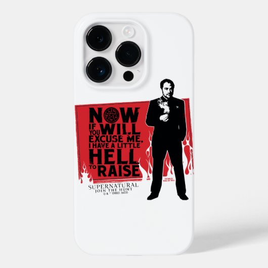 Bovennatuurlijke Crowley Quote Graphic Case-Mate iPhone Case (Achterkant)