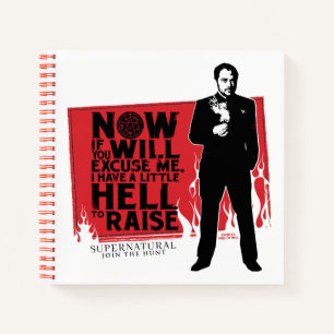 Bovennatuurlijke Crowley Quote Graphic Notitieboek