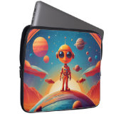 Bovenop de wereld | laptop sleeve (Voorkant Rechts)