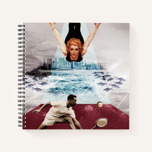 bovenop de wereld notitieboek (Voorkant)