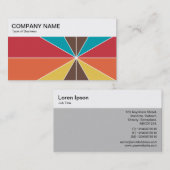 Bovenpaneel - Kleursegmenten 05 Visitekaartje (Voorkant / Achterkant)
