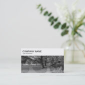 Bovenpaneel - Visitekaartje met twee paden (Staand voorkant)