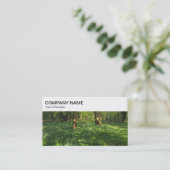 Bovenpaneel - Woodland Visitekaartje (Staand voorkant)