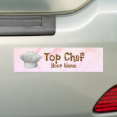 Bovenste Chef Bumpersticker (Op auto)