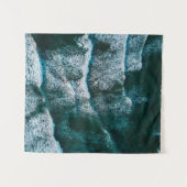 Bovenste foto van het uitzicht van het waterlichaa wandkleed (Voorkant (horizontaal))