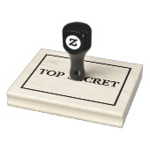 Bovenste geheim 	rubberstempel (Stempel)