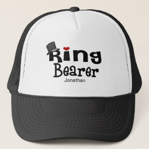 Bovenste hat Ring Bearer Trucker Pet