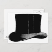 bovenste hoed briefkaart (Voorkant / Achterkant)