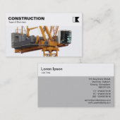 Bovenste paneel - Constructie - Towerkraan Visitekaartje (Voorkant / Achterkant)