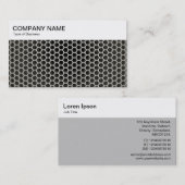 Bovenste paneel - Honeycomb Warm Visitekaartje (Voorkant / Achterkant)