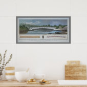 Bovenste Schuylkill Covered Bridge Philadelphia PA Poster (Keuken)