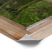 Bovenste Uitzicht van de berg van een Venster Poster (Hoek)