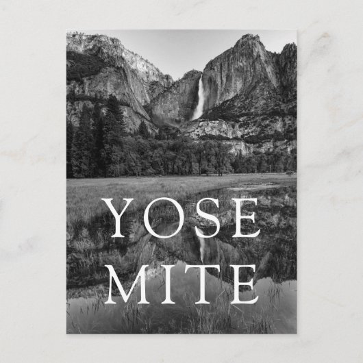 Bovenste Yosemite-Herfsten Schilderachtig Briefkaart (Voorkant)