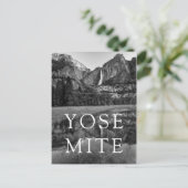 Bovenste Yosemite-Herfsten Schilderachtig Briefkaart (Staand voorkant)