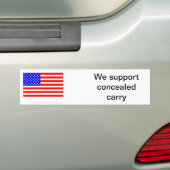 Bovenstelbare steunbumper bumpersticker (Op auto)