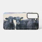 Boviene omstanders samsung galaxy hoesje (Achterkant horizontaal)