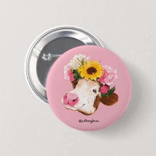 Bovine Queen Button (Voorkant /achterkant)