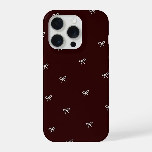 Bow Aesthetic Phone Case iPhone Hoesje (Achterkant)