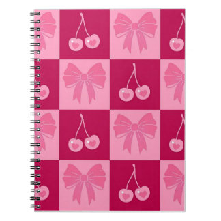 Bow and Cherry notebook  Notitieboek
