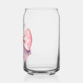 Bow Aquarelle rose et blanc personnalisé (Gauche)