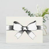 Bow Avec Invitations De Ruban