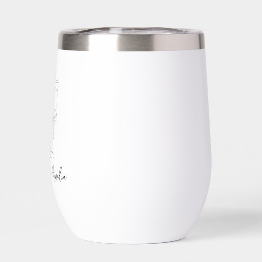 Bow Boissons Script Moderne Écrire Personnalisée B (Arrière)