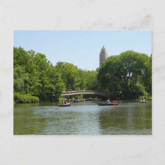 Bow Bridge Central Park Manhattan Briefkaart NYC (Voorkant)