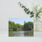 Bow Bridge Central Park Manhattan Carte postale NY (Debout devant)