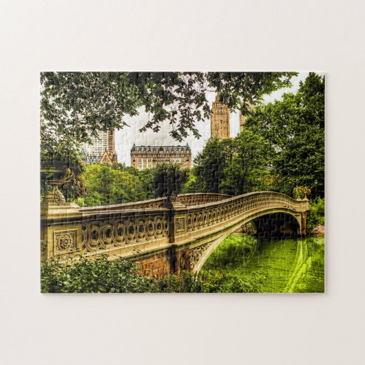Bow Bridge, Central Park, NYC Puzzel (Horizontaal)