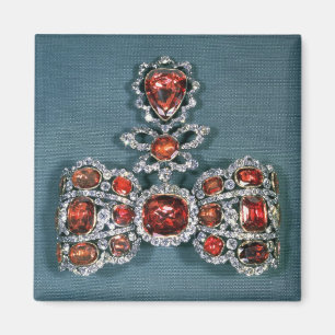 Bow broch set met briljante magneet