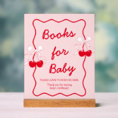 Bow Cherry Baby Shower Books for Baby (Neutre)