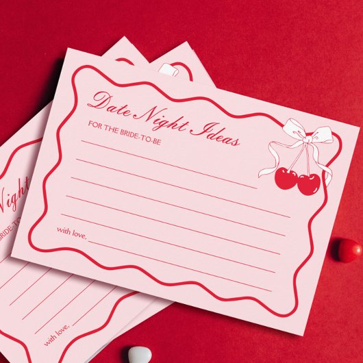 Bow Cherry Vrijgezellenfeest Date Night Ideeën Kaa Kaart
