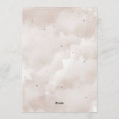 Bow Coquette Chocolate Mocha  Birthday  Kaart (Achterkant)