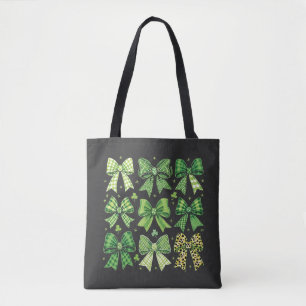 Bow Coquette St Patrick's Day Vintage Draagtas