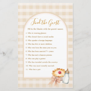 Bow Cutie Cherry Pie Pastel Gingham Zoek de gast