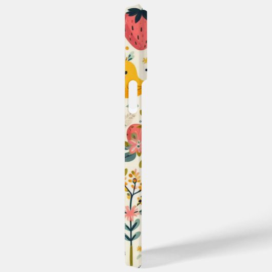 Bow en kersenpatroon Case-Mate iPhone case (Achterkant / Rechts)