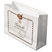 Bow Espresso Martini Koffie Bruidsmeisje Dank u Groot Cadeauzakje (Voorkant Gekanteld)