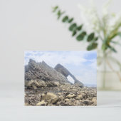 Bow Fiddle Rock Aberdeenshire Feestdagenkaart (Staand voorkant)