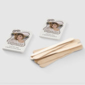 Bow Frame Photo Congrats Graduation  Handwaaier (Niet-gemonteerd)