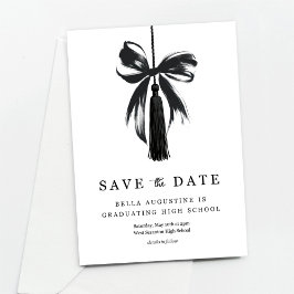 Bow Graduation Save the Date High School College Kaart