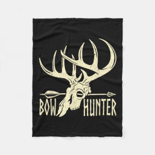 Bow Hunter American Deer Hunting Archery Fleece Deken