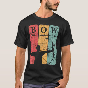 Bow Hunter Periodic Table Elements Bow Hunting Arc T-shirt