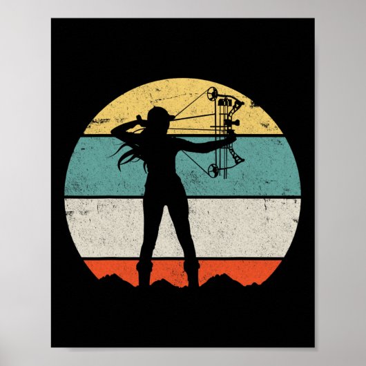 Bow Hunting Archery Poster (Voorkant)