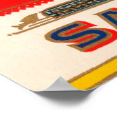 Bow Knot Brand Salmon Label Poster (Hoek)